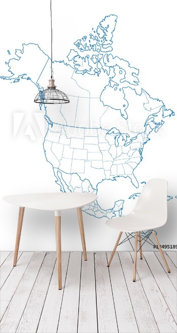 Bild på North America map